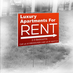 4mm Coroplast Signs are the perfect economical option for any business