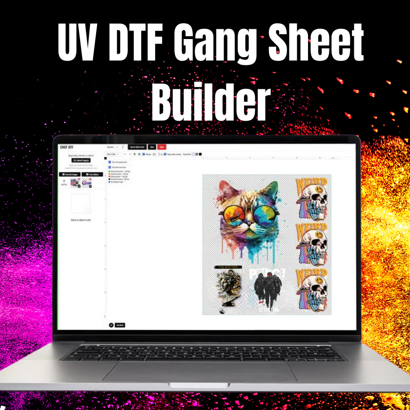 UV DTF Gang Sheet Online Builder